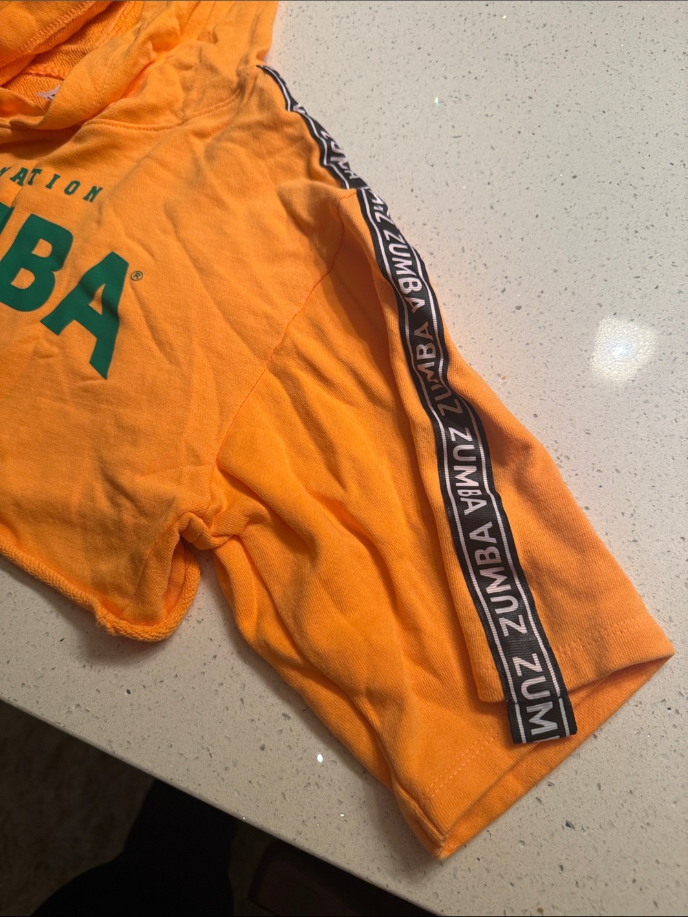 Zumba Womens Crop Top Hoodie - Picture 4 of 9